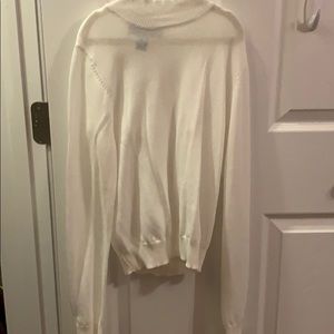 White turtleneck